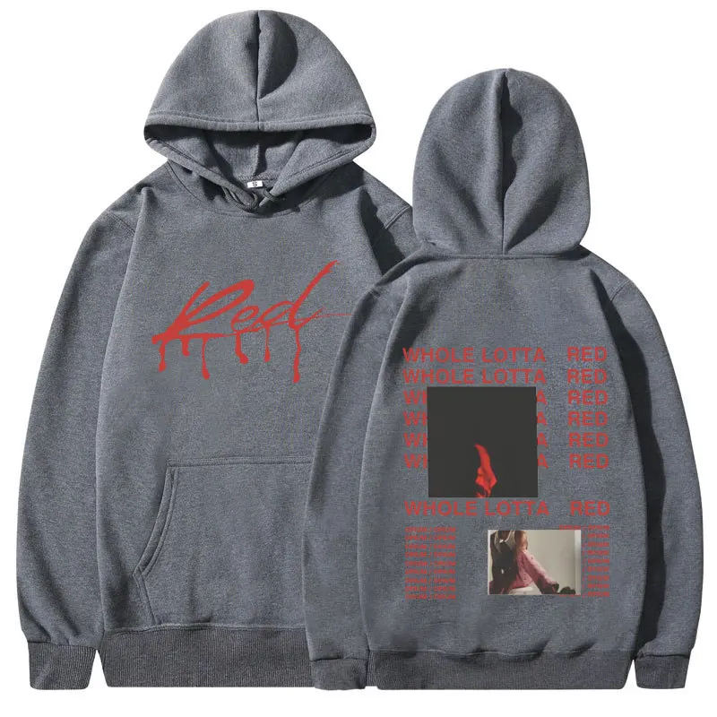 Rapper Playboi Carti Hoodie Album Whole Lotta Red Opium Merch Sweatshirt Men Women Fashion Hip Hop Oversized Pullover Streetwear #6