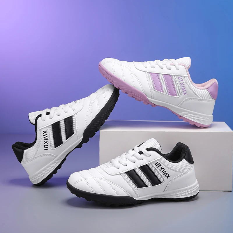 

High Quality Football Boots Society Cleats Soccer Shoes Original Footbaball Field Boots Fast Training TF/FG Sneaker Seamless