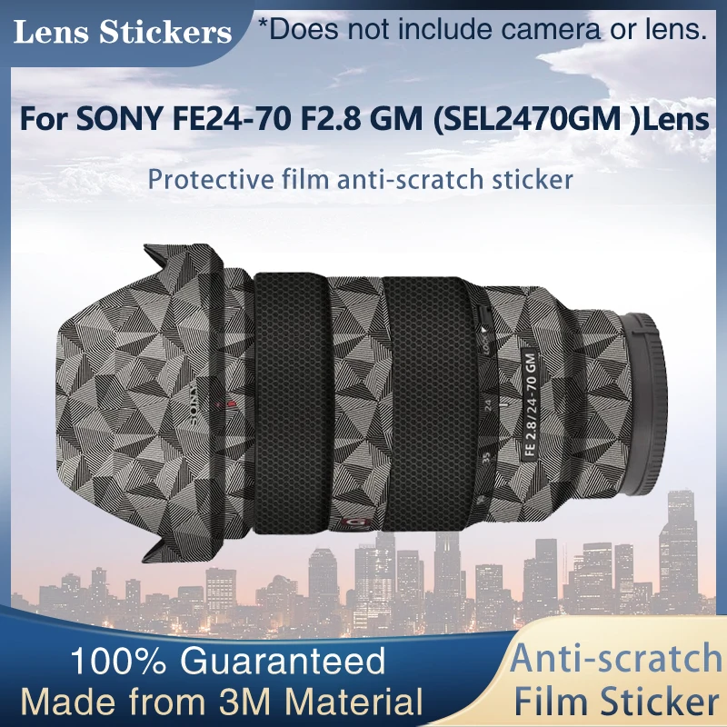 

SEL2470GM Camera Lens Sticker Coat Wrap Protective Film Body Decal Skin For Sony FE 24-70 F2.8GM 24-70f2.8 GM FE 2470mm F2.8 GM