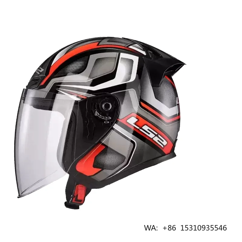

LS2 Original OF608 3/4 Open Face Motorcycle Helmet Cascos Para Moto Summer Jet Scooter Motobike New Condition