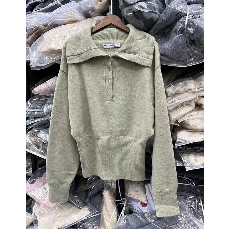 Women's New Sweater Spring Pullover Chic Elastic Slim Warm Youth Sweater Women's Street Fashion Student Sweater