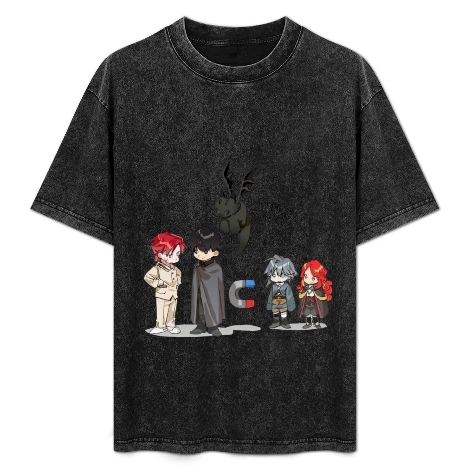 Camiseta Chibi Cale And Co Trash Of The Count,s Family, camiseta básica de manga corta para trabajador