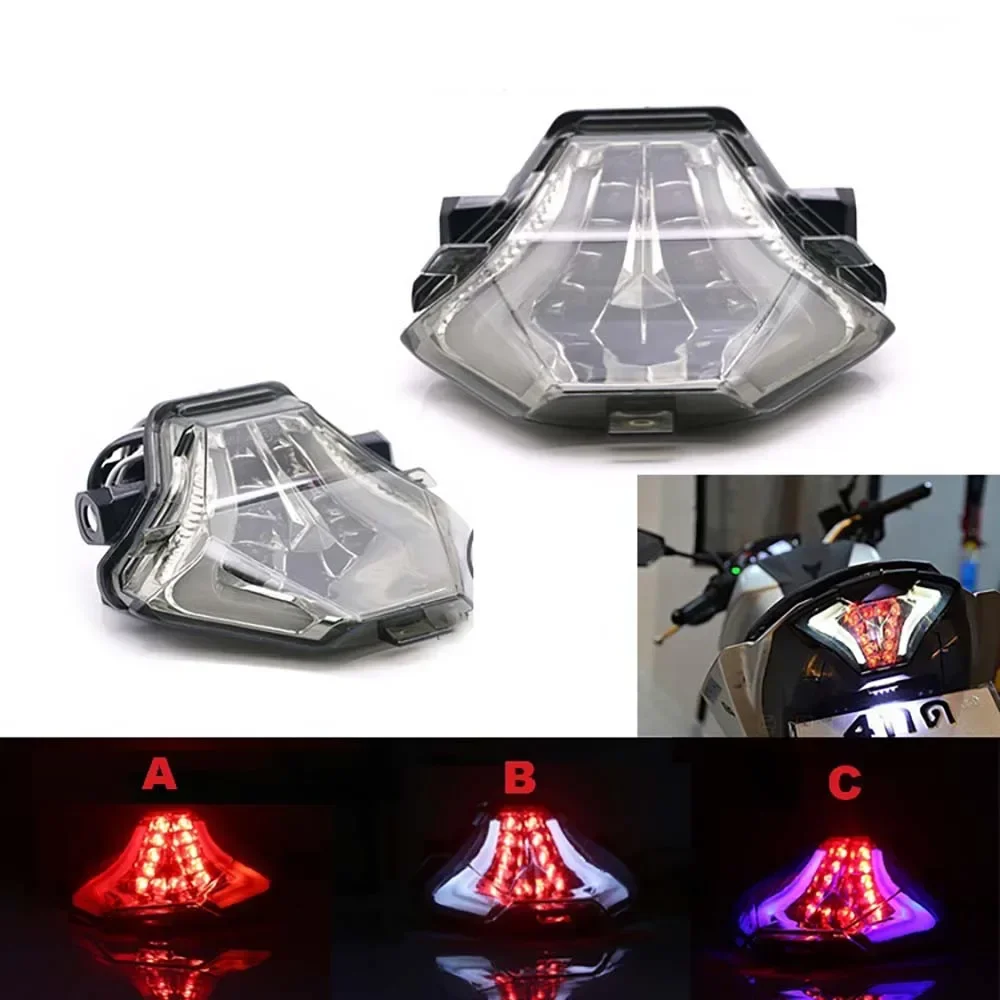 Led Motorcycle Rear Stop Light Brake Tail Light Lamp Fit for Yamaha R25 R3 MT03 MT07 MT-25 FZ-07 Y15ZR EXCITER150 MXKING150