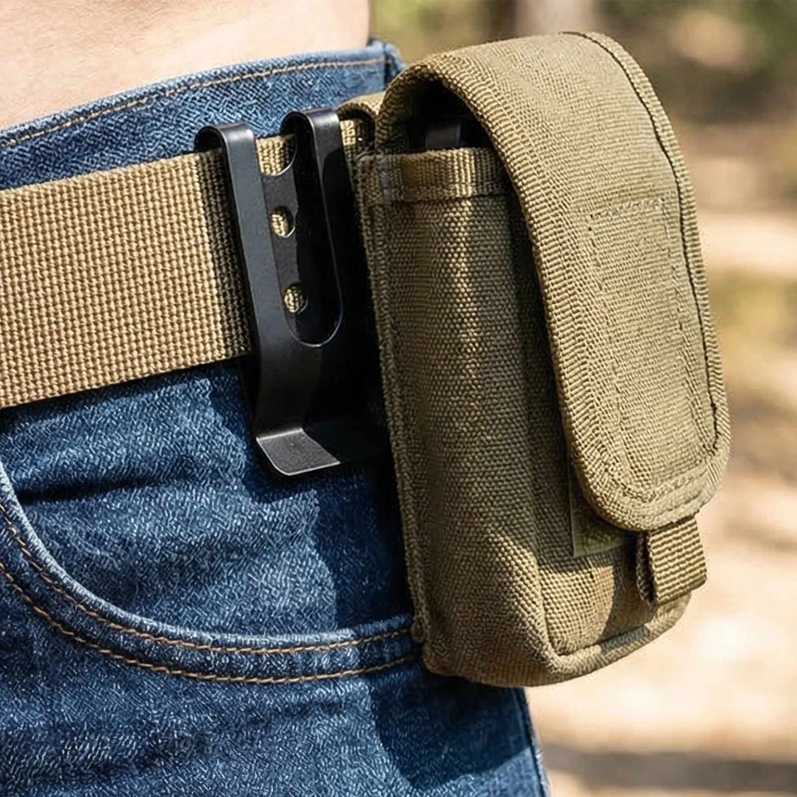 15Pcs Metal Belt Clip Double Hole Phone Case Mounting Hardware Wallet Pouch Clips Heavy Duty Sheath Clip for DIY