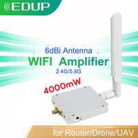 EDUP 4W WiFi Signal Booster 5.8GHz 2.4GHz WiFi Repeater Wireless Router WiFi Signal Booster Long Range Extender for Drone UAV