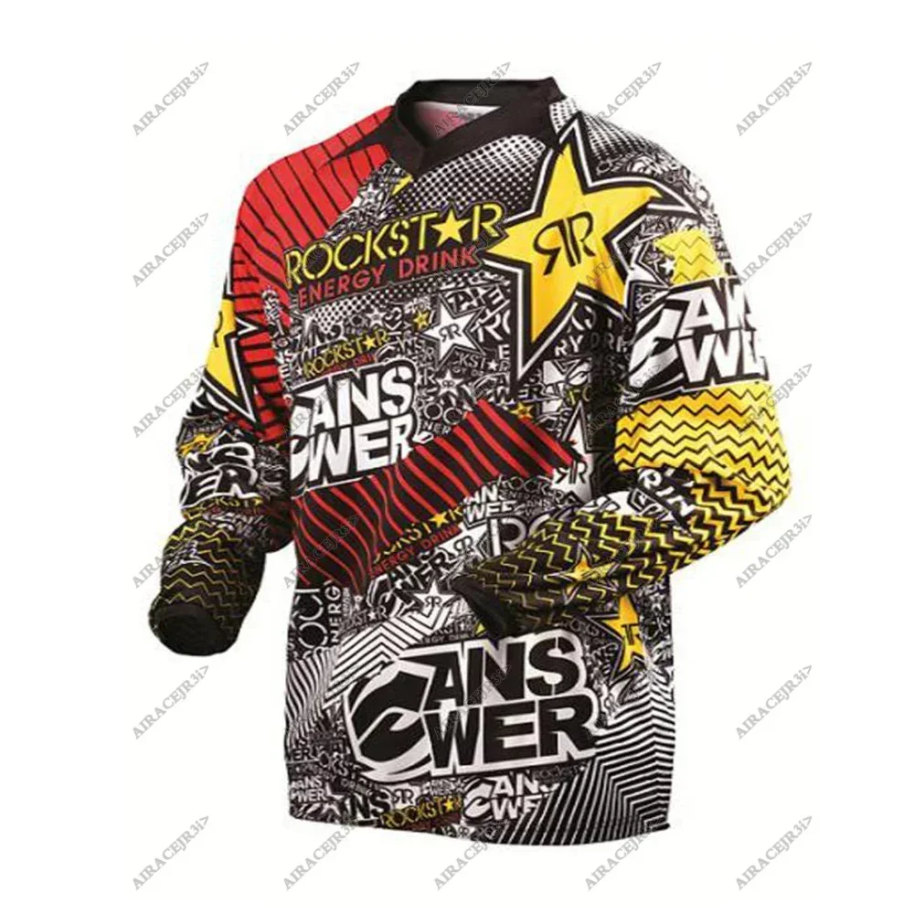 Enduro Motocross Mountain Bike Rally Clothing Bicycle Downhill Long sleeves T-shirt Cycling MTB DH MX Jerseys Summer