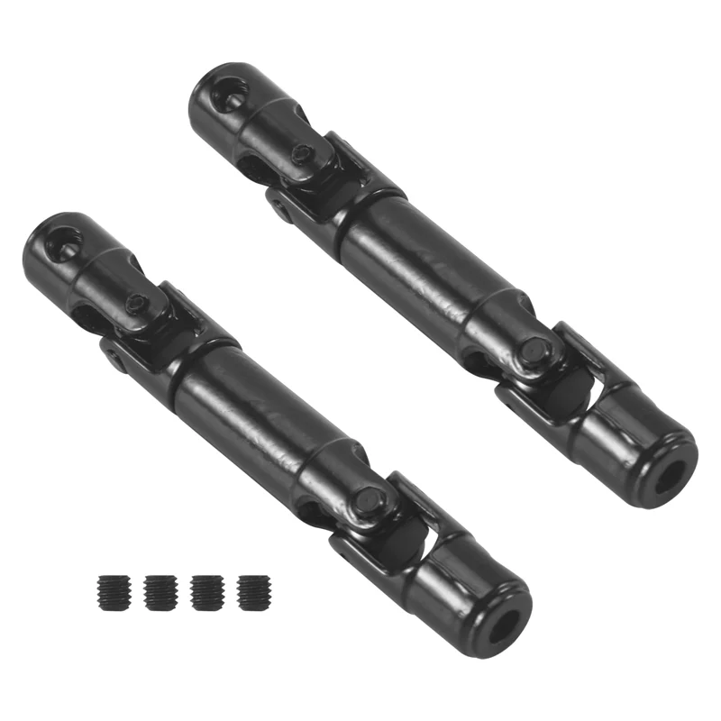 

A63T-2PCS Upgrade Metal Driving Shaft For WPL Henglong 1/16 RC Car Parts Crawlers Truck