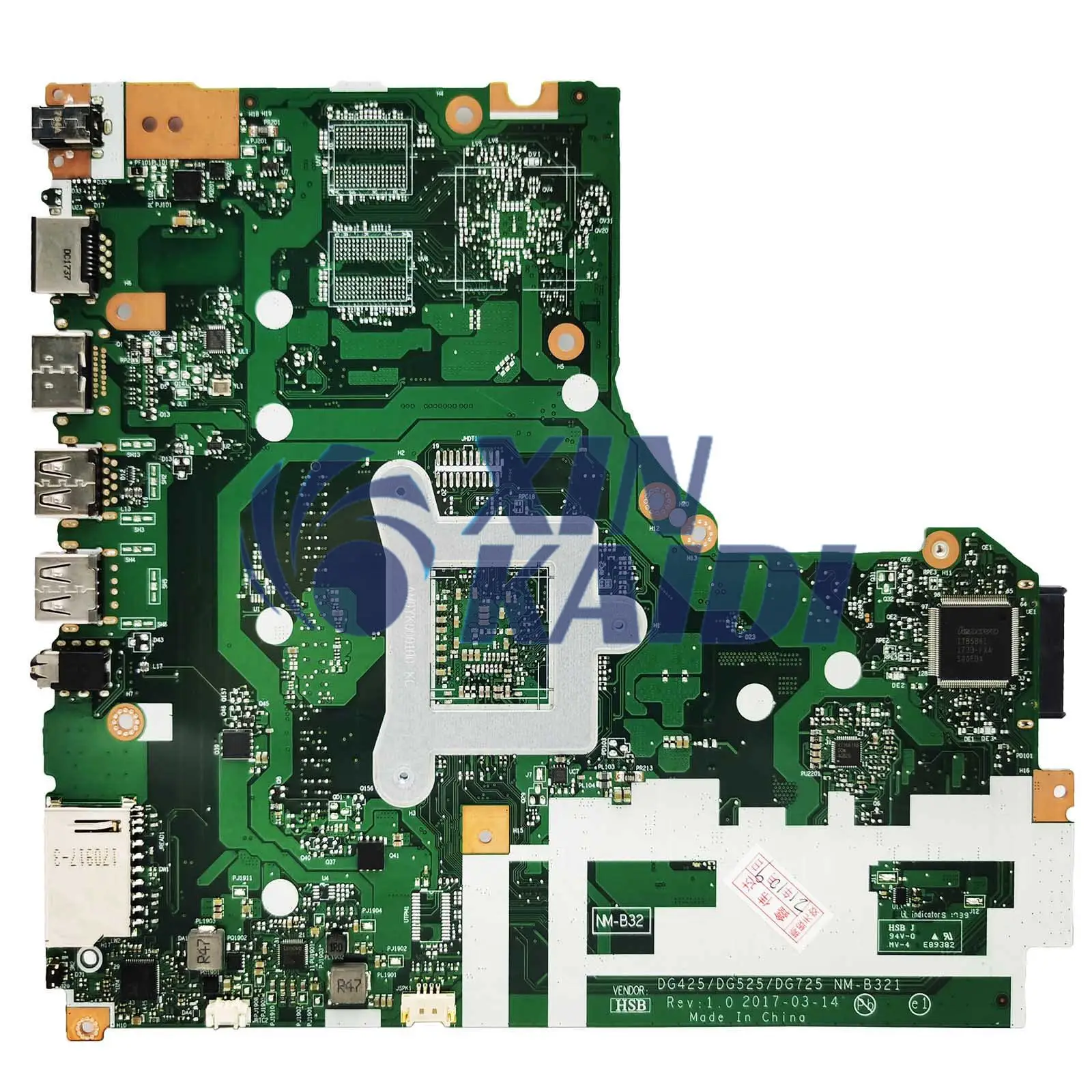 Imagem -02 - Placa-mãe Nm-b321 para Laptop Lenovo 32015ast 330-15ast 320-17ast com Amd A9-9425 Cpu Ddr4