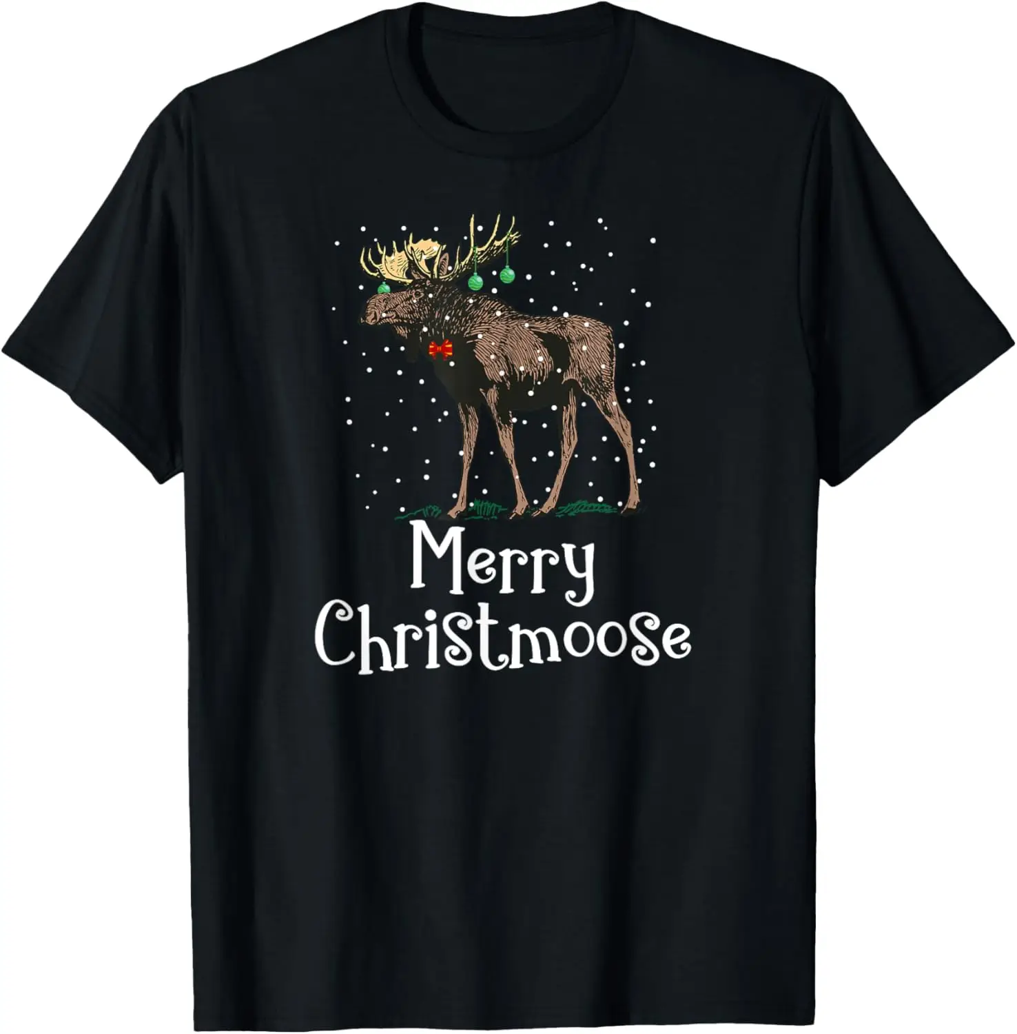 

Merry Christmoose Funny Xmas Gift For Hunter T-Shirt