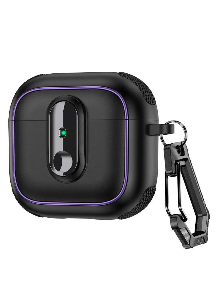 Housse de protection pour écouteurs AirPods 4 Pro2 3 2 1, Coque antichoc en TPU PC pour AirPods Pro 2 2e 4e génération