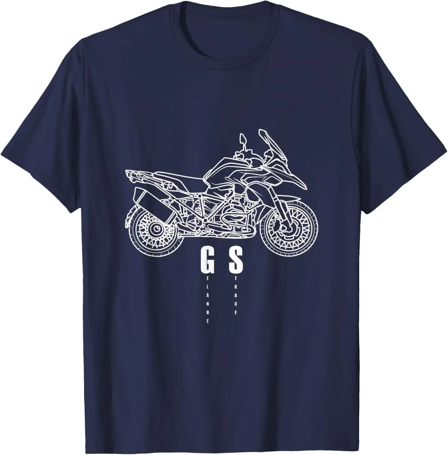 R1200GS Enduro Motorrad GS T-Shirt 100% Cotton O-Neck Short Sleeve Summer Casual Mens T-shirt Streetwear