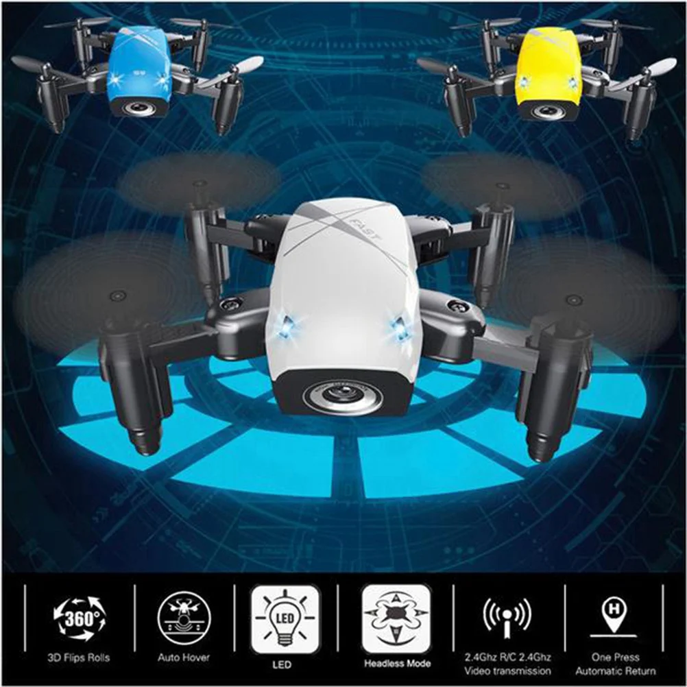 

Складной дрон, мини-карманный радиоуправляемый квадрокоптер, 2,4 ГГц, 6 гироскопов, Wi-Fi, камера, удерживающая 360 ° Флип