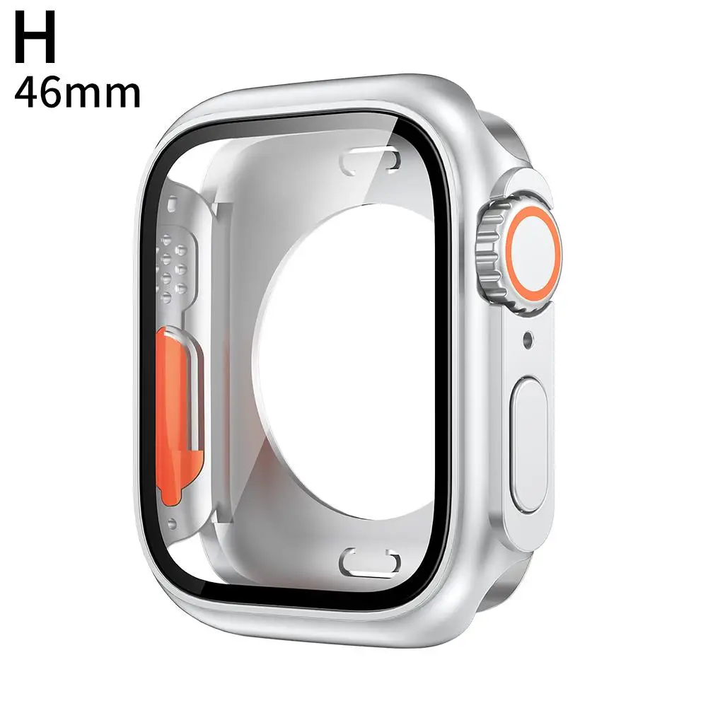 Suitable for Apple watch Series 10 All-in-one All Inclusive Watch Case 42/46mm Silicone Protective Watch Film Screen Protec B6J6