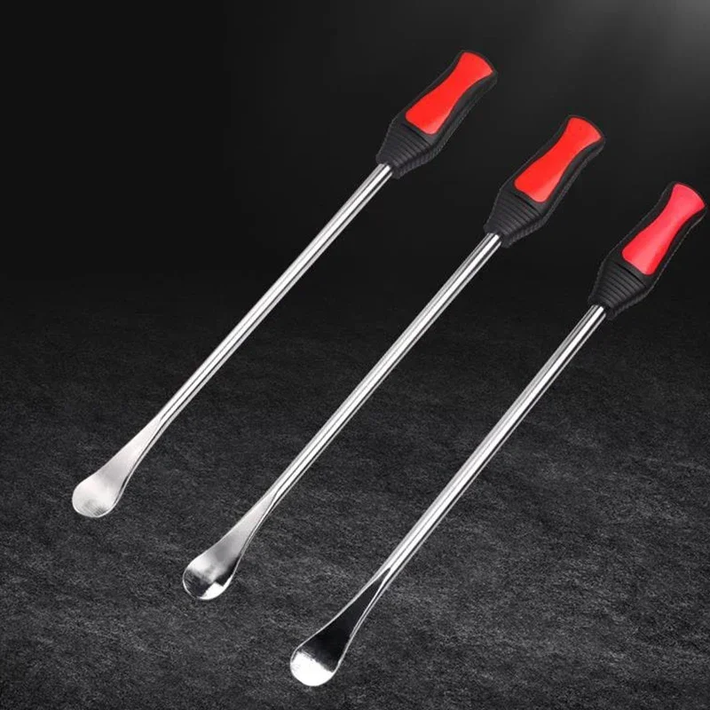 3 قطعة رافعة الإطارات الطويلة أداة ملعقة سيارة دراجة الإطارات تغيير عدة الترابية إطار دراجة ملعقة مكاوي تغيير أداة عدة 2 قطعة كم واقية #5