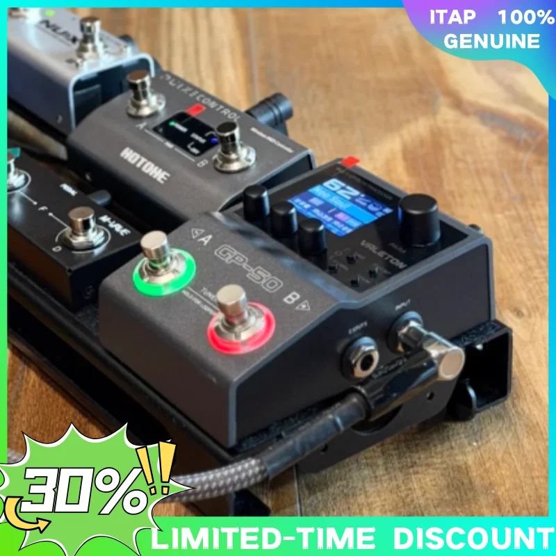 

Звуковая карта Valeton GP50 GP-50, электрогитара, бас, встроенное устройство с одним блоком, ИК-бокс, аналоговый