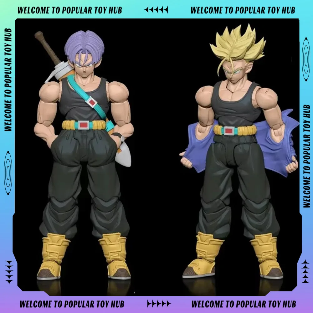 Dragon Ball Z Figures Trunks Anime Figure Demoniacal Fit Trunks Torankusu Figures S.H.Figuarts Custom Action Figure Ornament Toy