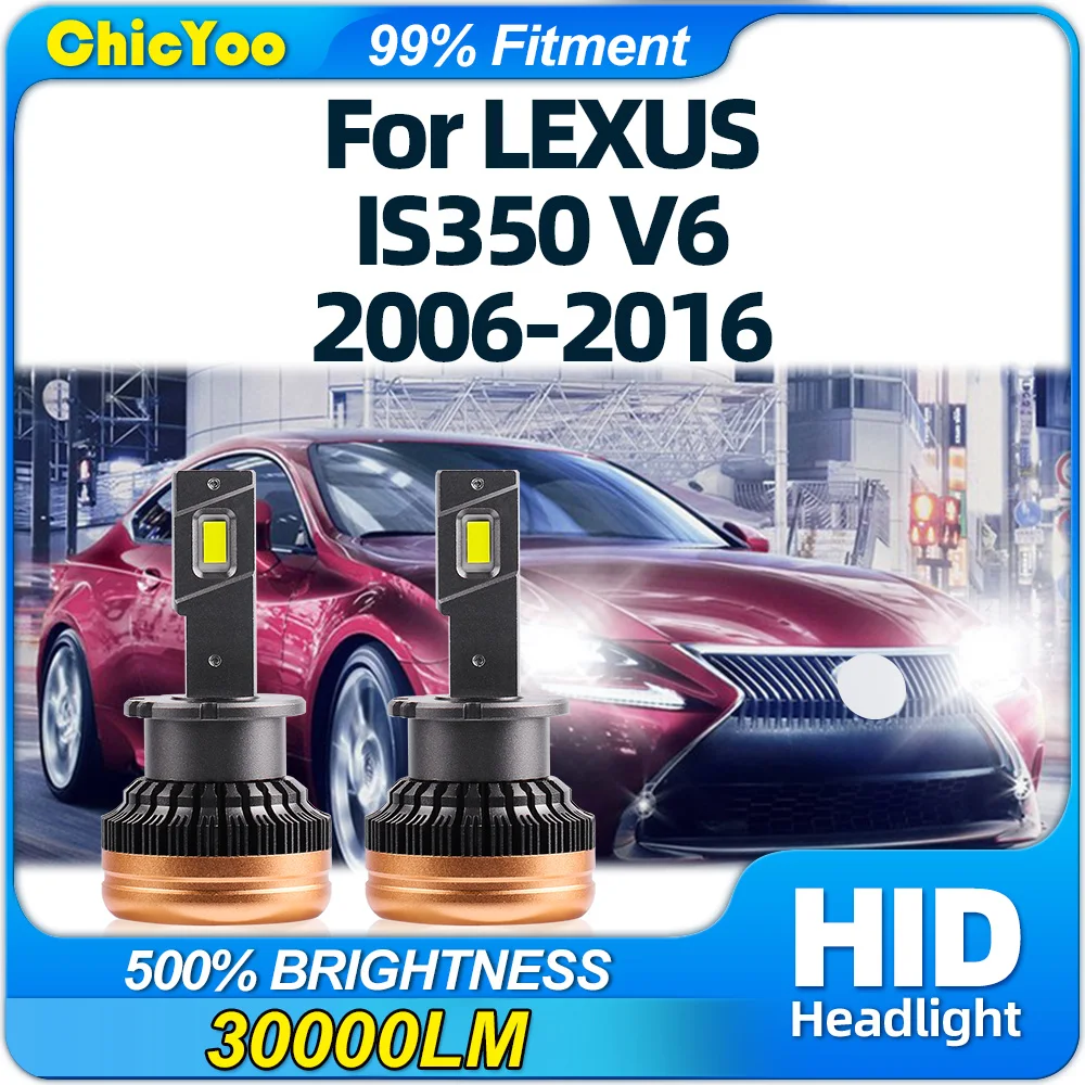 

120 лм 1:1 HID Ксеноновые фары 6000 Вт турбо Автомобильная фара 12 в 2006 K для LEXUS IS350 V6 2010-2011 2012 2013 2014 2016 2015