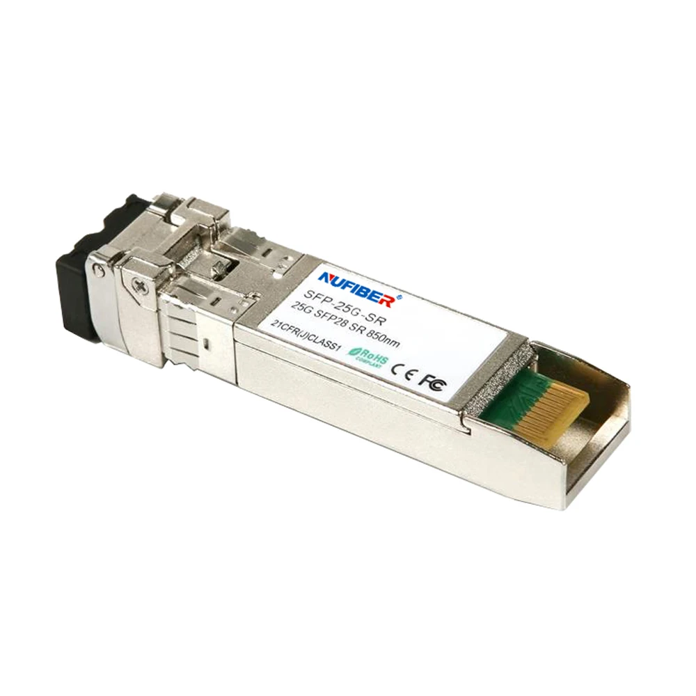 25Gb/s SFP28 100M 850nm MM Transceiver Hot Pluggable Duplex LC Connector Multi Mode IP Network Data Center Use