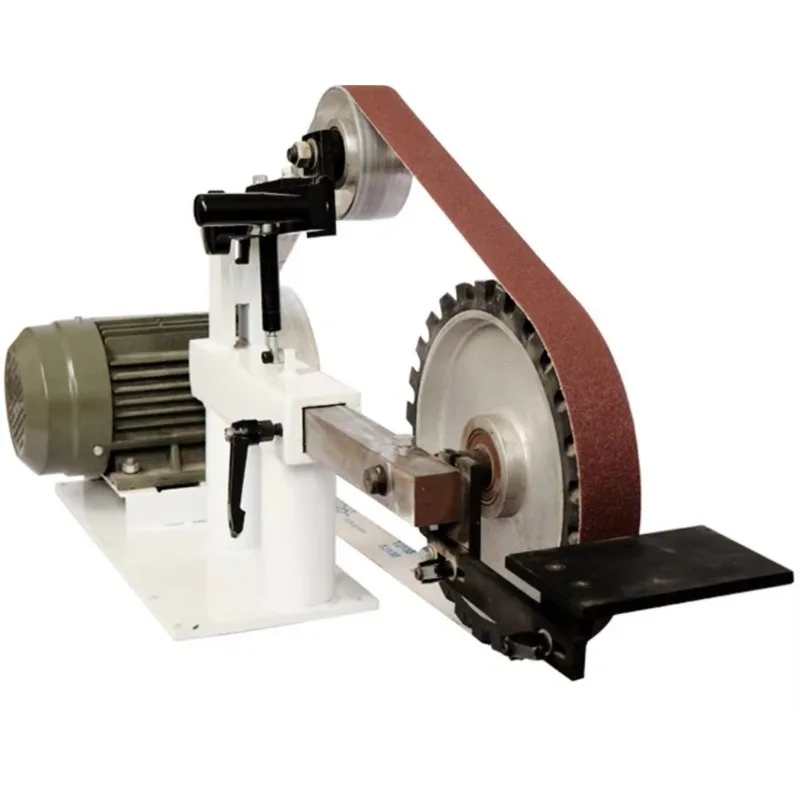 Amoladora de cinta de velocidad variable para fabricación de cuchillos 2X72