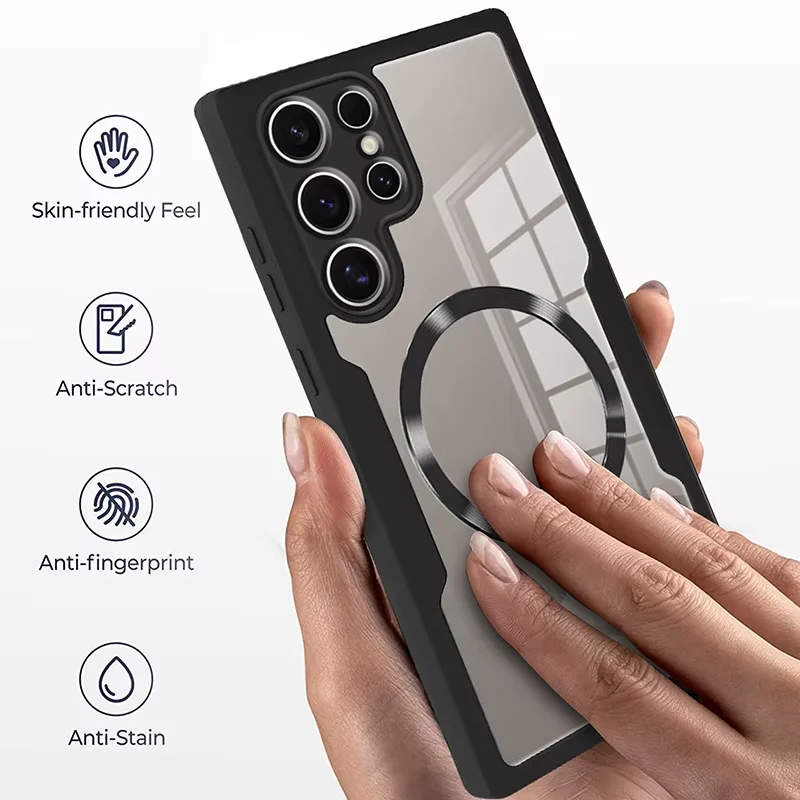 360 ° Fully Protected Magnetic Wireless Charging Phone Case For Samsung S26Ultra S22 S23 S24 S25 Plus FE A27 A57 Protective Case view 3