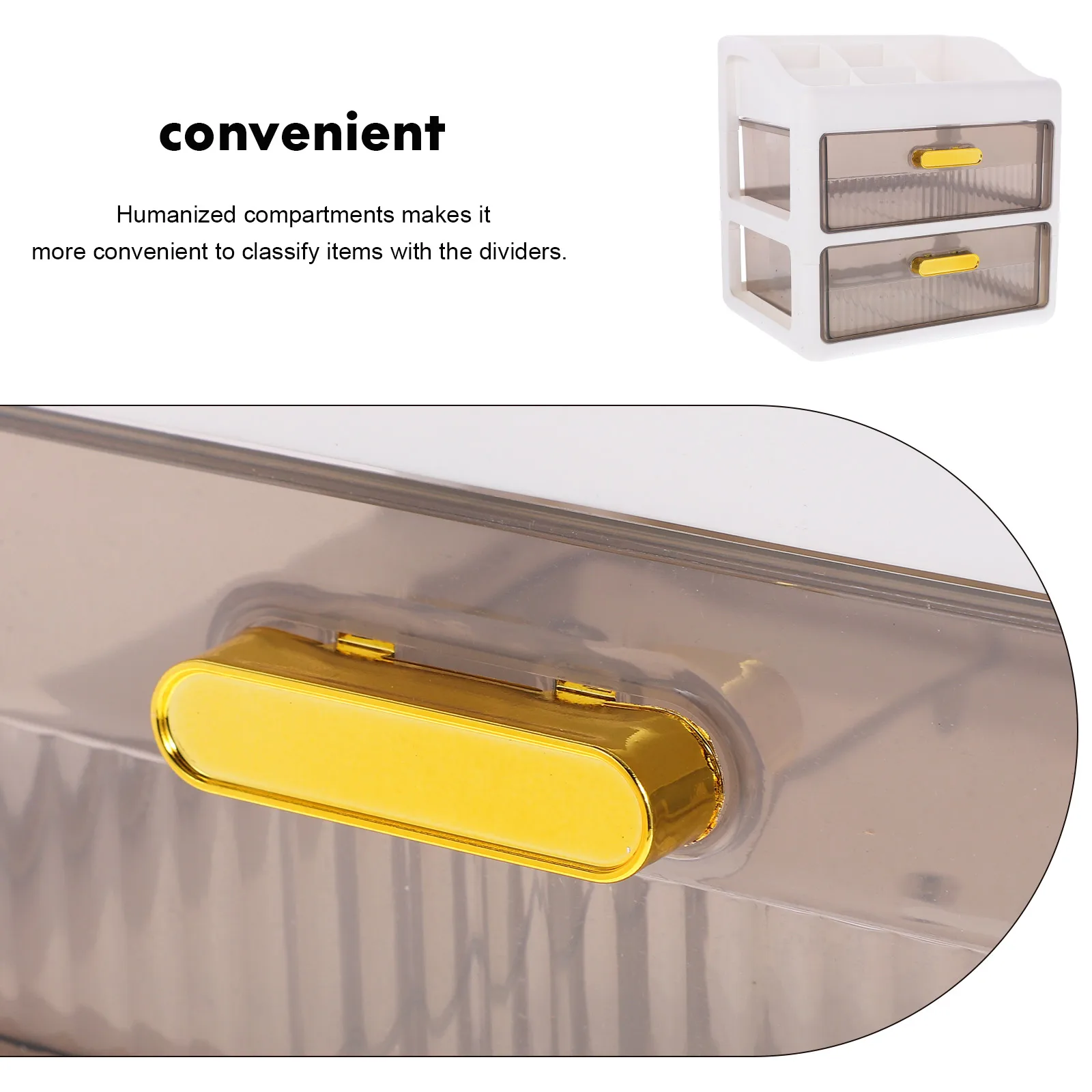 ジュエリー収納ボックススキンケア引き出しオーガナイザーメイクアップオーガナイザー化粧品ケースデスクトップ多機能デザイン簡単にきれいなホーム