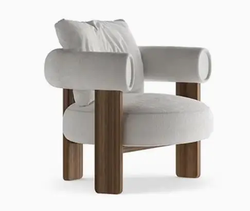 Nordic Single Sofa Chair Living Room Bedroom Balcony Villa Leisure Hotel Reception Negotiation Designer Homestay Model