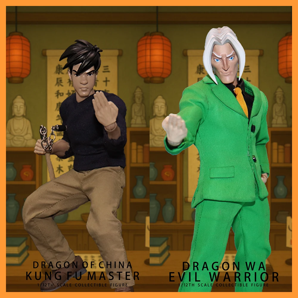 

Joy Man Toys 1/12 Мужской солдат JM012 Kung Fu Master & JM013 Devil Gentleman Полный набор 6-дюймовая Коллекционная фигурка Модель игрушки