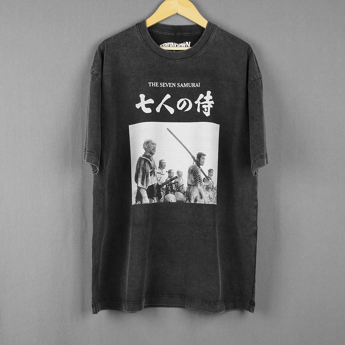 The Seven Samurai T-Shirt Shichinin no samurai Japanese Movie Rashomon Throne of Blood Akira Kurosawa Men Washed Long Sleeves