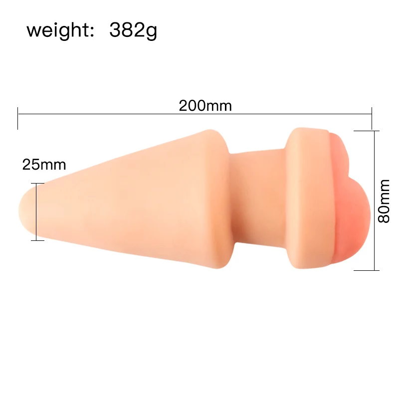 HESEKS Ice-cream Anal Plug Hollow Male Huge Dildo Vagina Butt Plug Massager Anus Dilator Stimulator Games Sex Toys For Women Men