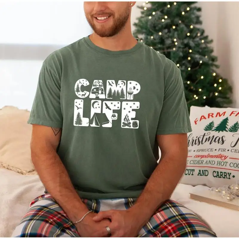 Camp Life T Shirt Camping Summer For Family Explore