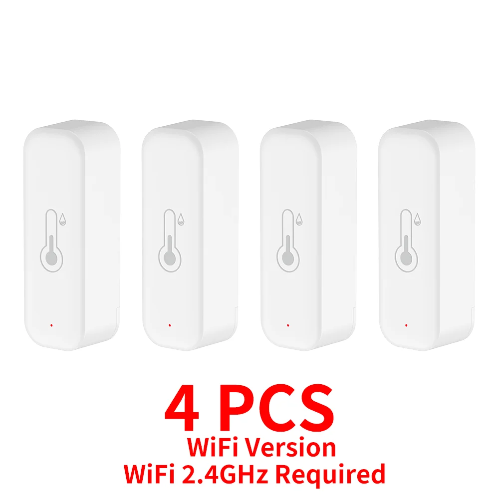 Tuya WiFi temperatuur en vochtigheid Smart Home thermometer hygrometer APP alarm op afstand Werk met Alexa Google Home