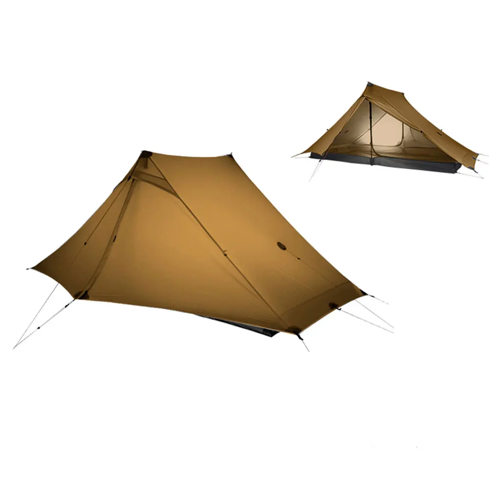 Imagem -04 - Engrenagem Lanshan Pro Tenda Pessoa Ultraleve ao ar Livre Barraca de Acampamento Temporada Profissional 20d Náilon Ambos os Lados Silicone Tenda 3f ul