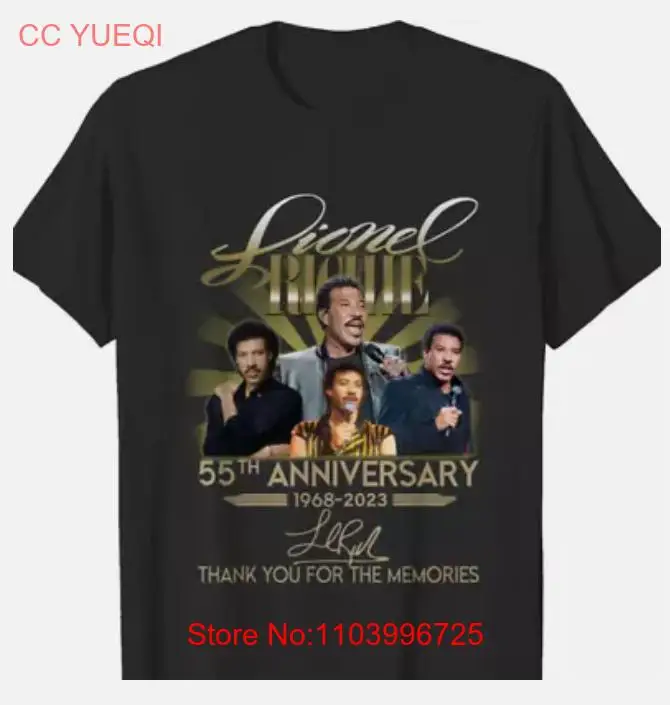 Lionel Richie 55Th Anniversary 1968 - 2023 Thank You Shirt