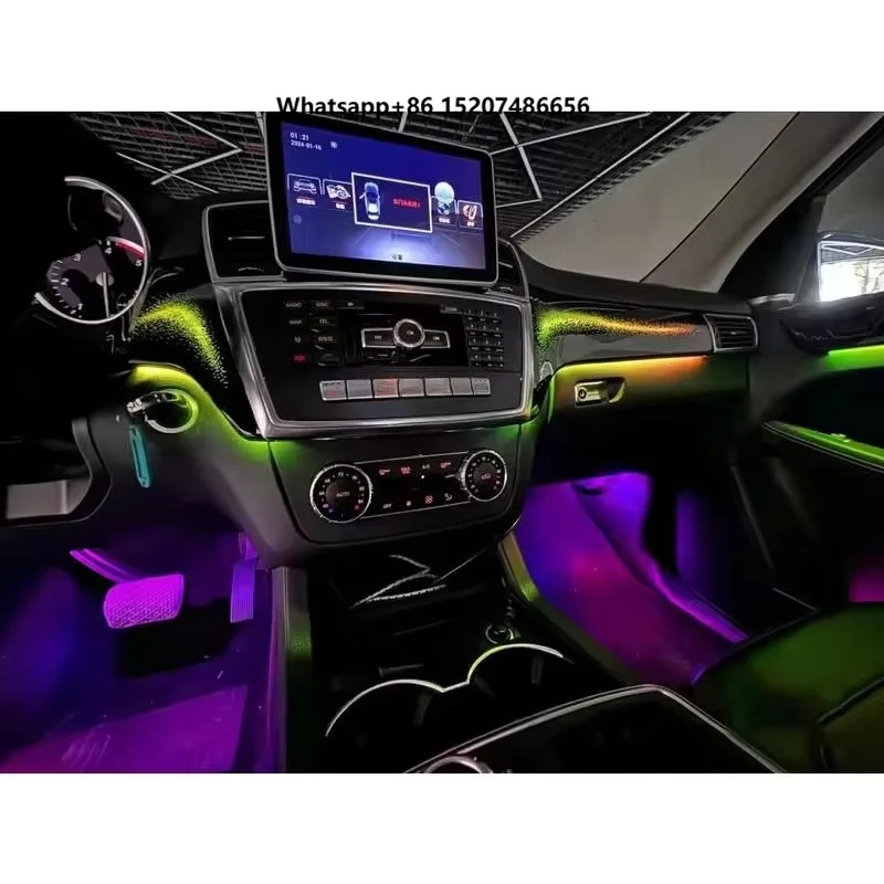 

64 Colors Car Interior 22-Piece Door Panel LED Ambient Light Dymanic Automotive Light Accessory