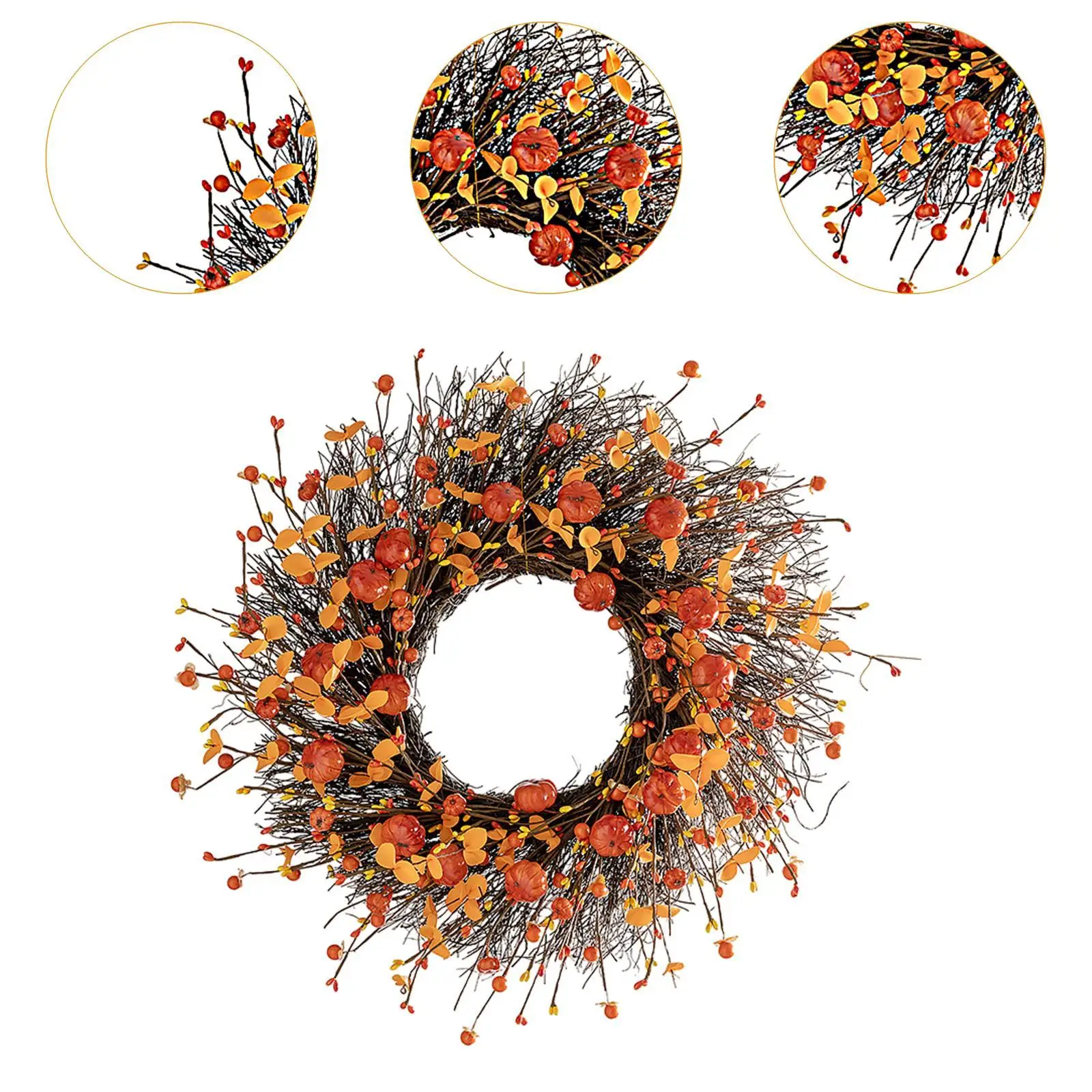 พวงหรีดเทศกาลเก็บเกี่ยว, พวงหรีดตกแต่งประตูหน้าบ้านสำหรับฤดูใบไม้ร่วง, พวงหรีดตกแต่งหน้าบ้านแบบ DIY สำหรับฤดูใบไม้ร่วง, พวงหรีดตกแต่งสำหรับวันขอบคุณพระเจ้า