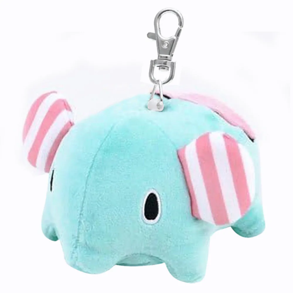 

Милый цирковой слон Мутон, плюшевый держатель для удостоверений личности, чехол-подставка, брелок с зажимом для ключей, сумка, регулируемая веревка