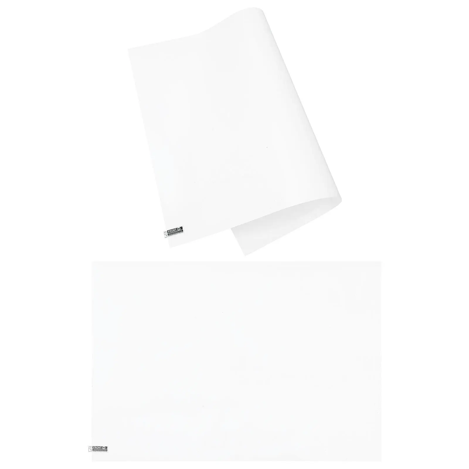 

2Pcs Self Adhesive Dry Erase Whiteboard Sticker for Wall Large 16.5x11.8 Inch A3 Removable Reusable Peel and Stick Office