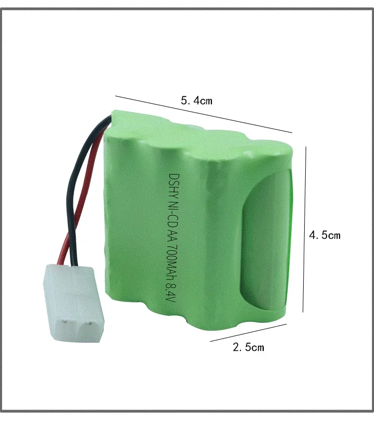 Batterie aste pour jouets RC, 8.4V, 700mAh, voiture précieuse, train, robot, bateau, odor, AA, 8.4V