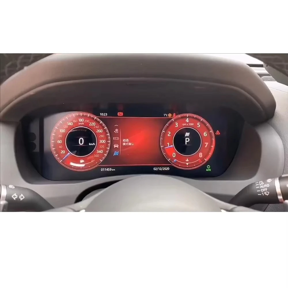 12.3 '' Digital Cluster for XEL Car LCD Dashboard Display Speedometer Virtual Virtual Cockpit Digital Cluster Instrument