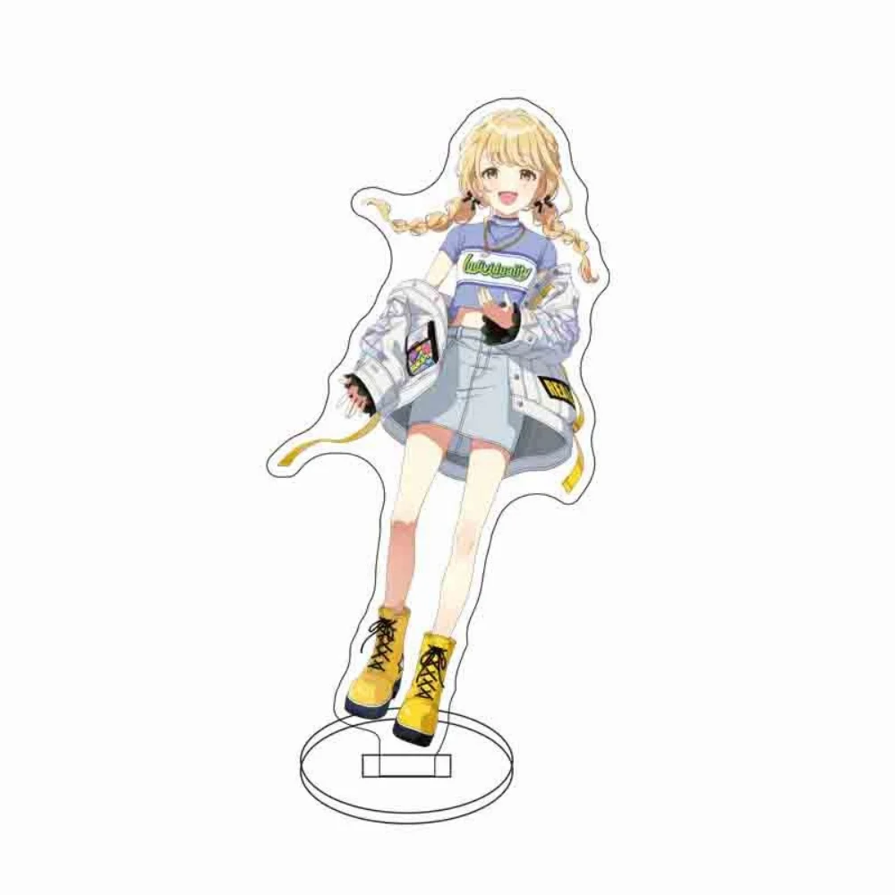 لعبة "Gakuen Idolm@ster حامل أكريليك 15 سم فوكاي ساكي فوجيتا كوتون على طراز الرسوم المتحركة يقف هدايا عيد الميلاد لصديق العلامة التجارية #3