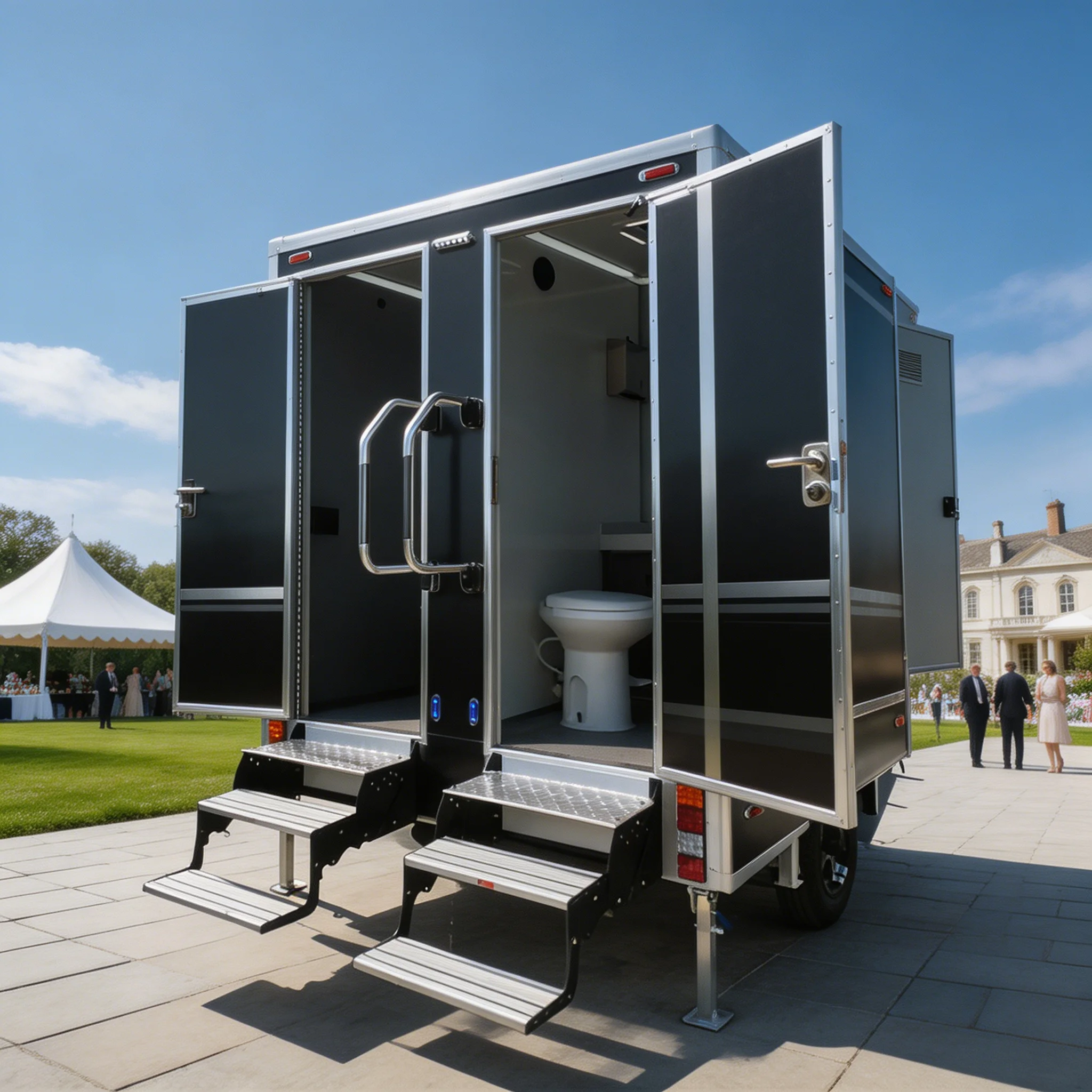 Outdoor Event Toilet Trailer & Mobile Toilet Truck – Portable Restroom for Weddings, Festivals & Camping