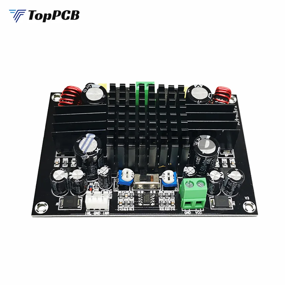 150W TPA3116 Audio Amplifier Board High Powr Mono Digital TPA3116D2 Amplfiers DC 12V-24V