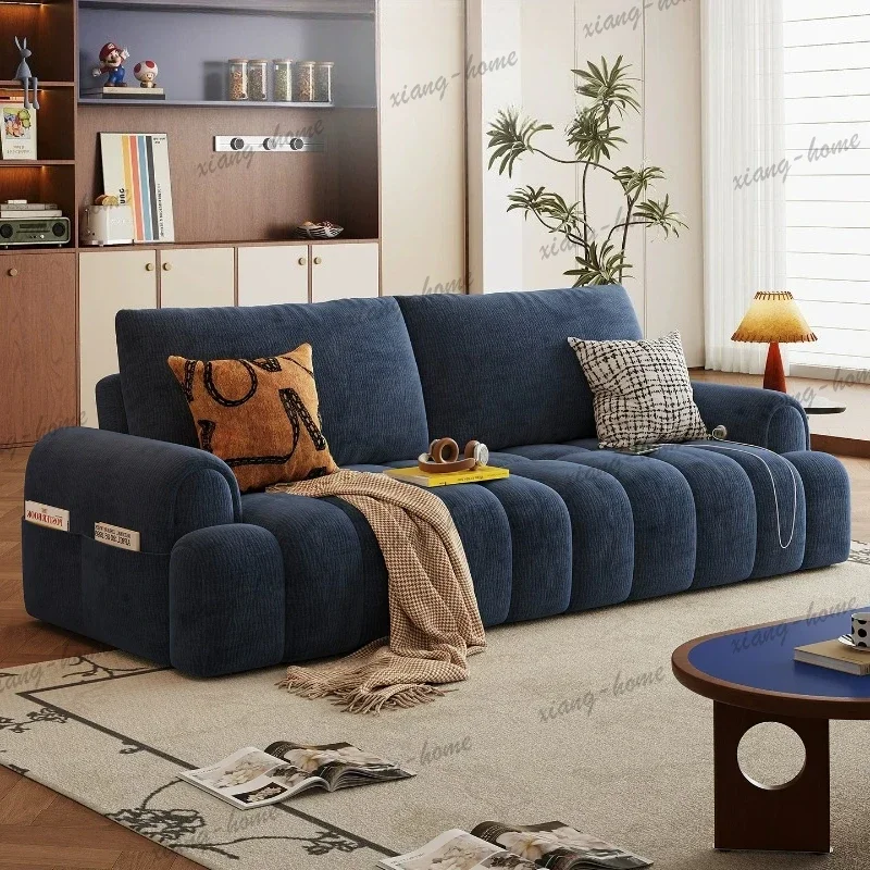PG Blue Barcelona Sofas Designer Oversized Sectional Sleeper Salon Living Room Sofas Floor Cheap Couch Wohnzimmer Furniture Home
