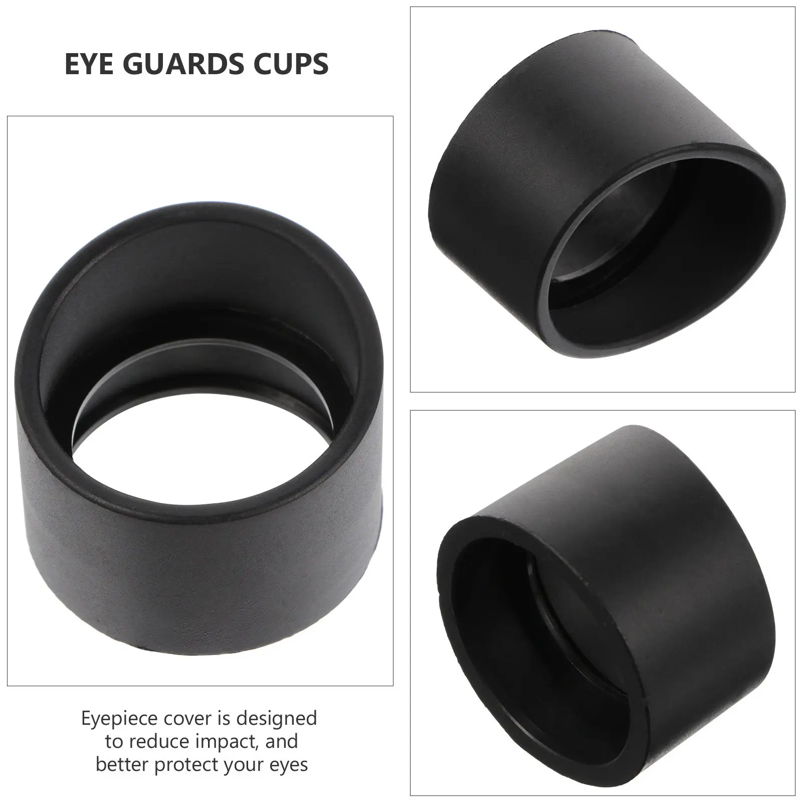 Rubber Eye Shield for Stereo Microscope & Telescope – Foldable, Wide-Angle, Anti-Glare Lens Protection (2 pcs)