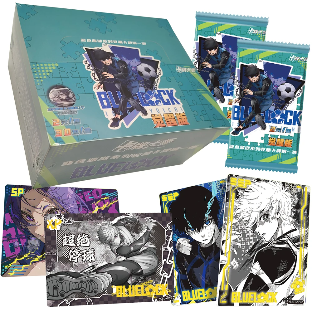 

Blue Lock Collection Card Football Sports Competition Anime Creative Peripheral High Popularity Protagonist Rare Character Card