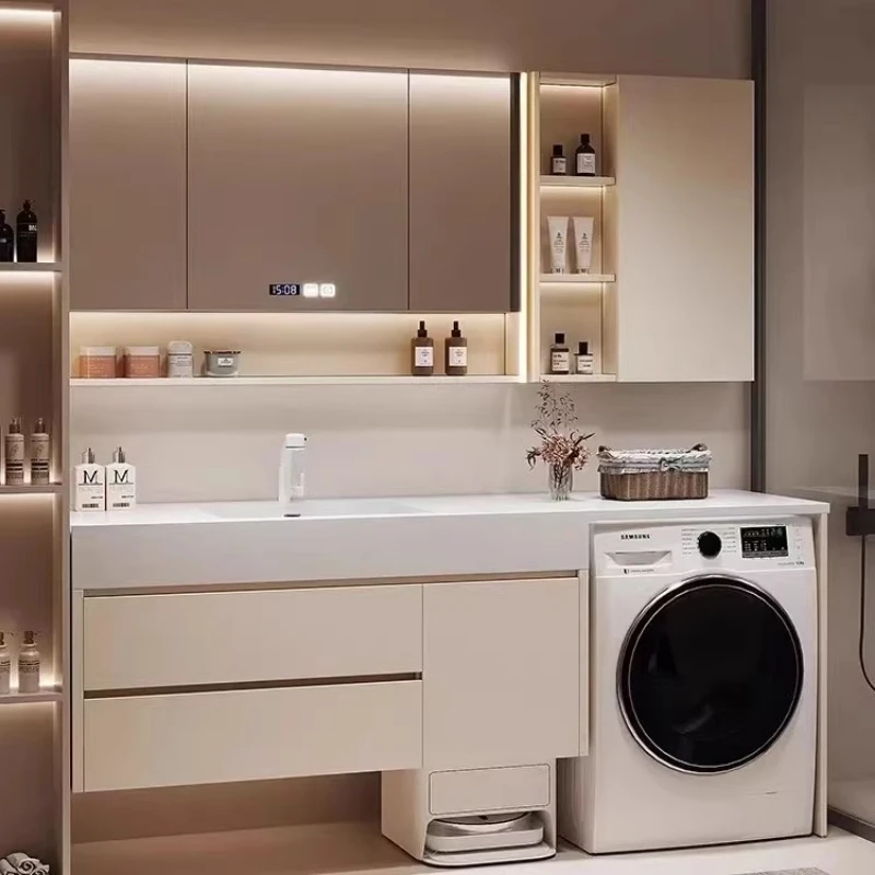 /Toilet Makeup Bathroom Cabinet White Drawers Dressers Accessories Vanity Perfume Cupboard Narrow Luxury Gabinete Salon Furnitur
