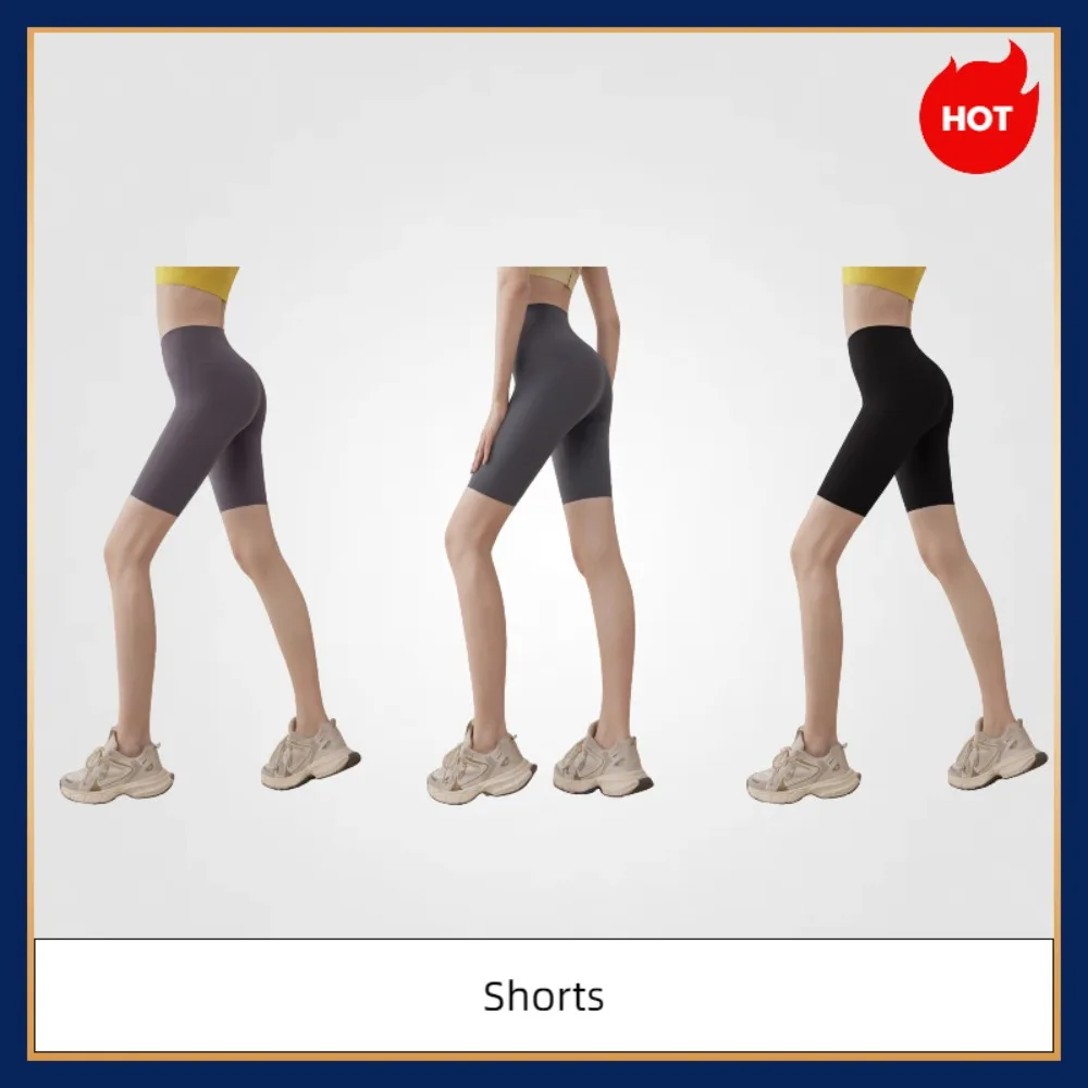 

2025 Summer New Yoga Shorts Pilates Running Quick-Dry Wearable Fitness Training 5-Point Shorts for Women