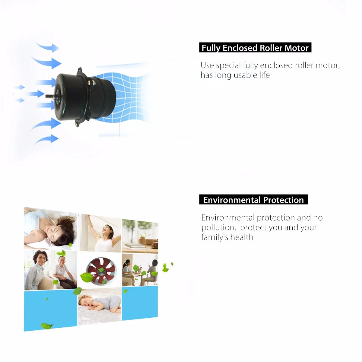 4'' Inline Duct Ventilator Booster Kitchen Extractor Exhaust Fan Air Blower