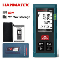 HANMATEK Laser rangefinder LM40D Laser Distance Meter Self-calibration volume/area/angle/Pythagorean theorem