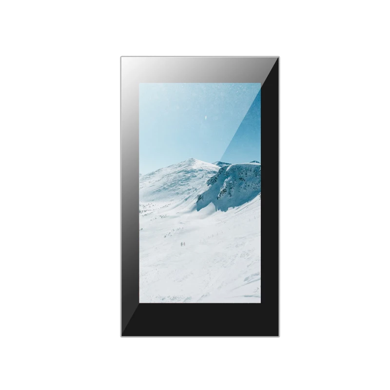 LCD Wall Mount Outdoor Touch Screen Advertising Machine Vandal Resistant Waterproof Digital Signage
